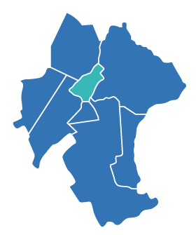 Map of Great Aycliffe Wards