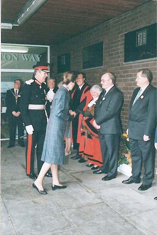Princess Anne Visits Aycliffe