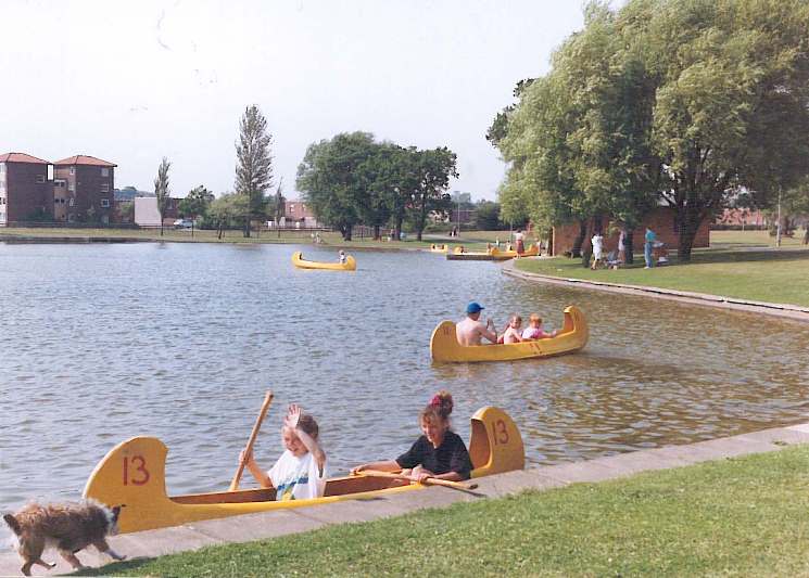 Boats on West Park Lakes 
