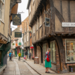The Shambles medieval street in York
