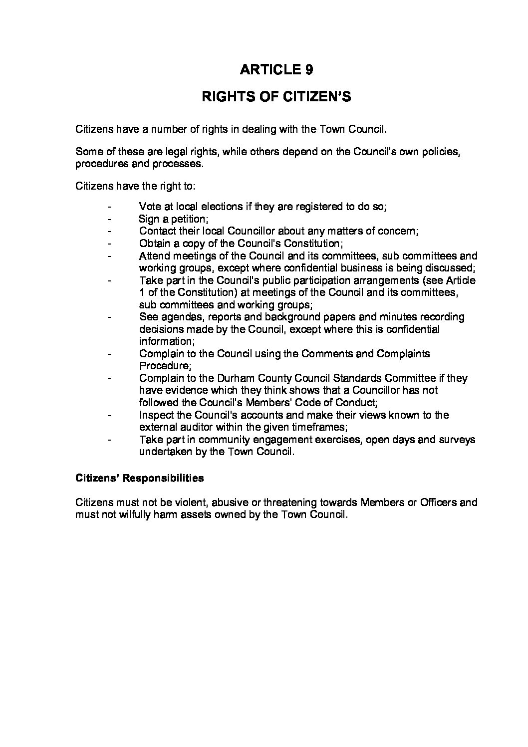 Introduction image for Great Aycliffe Town Council