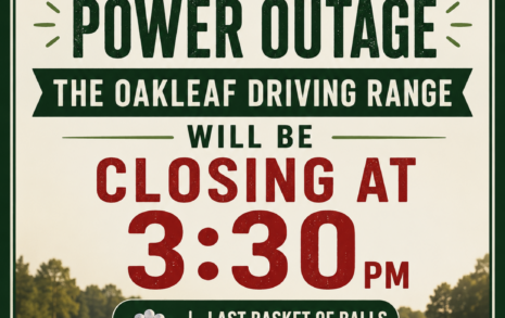 Read more about Oak Leaf Golf Complex Early Closing